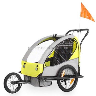 China Popular CE Approved Baby Product Bike Trailer Foldable With EN15918: 2011&EN1888&ISO9000(BT001) Bicycle Trailer Mother Baby Stroller Bike for sale