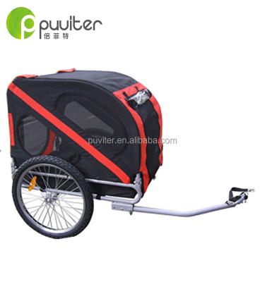 China Viable 2 in 1 Dog Bike Trailer Bicycle Trailer Stroller with Suspension (PT006) for sale