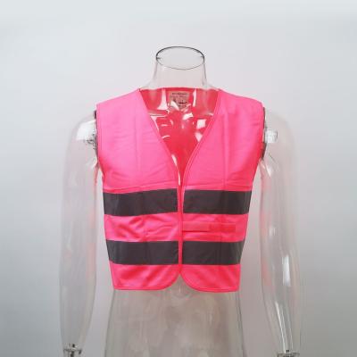 China High Visible Visible Reflective Outdoor Road Safety Clothing Vest High Top Running Vest For Children EN1150:1999 for sale