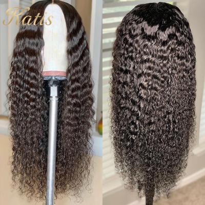 China Can Be Free Sample Bleached High Quality Virgin Remy Human Hair Wig 40 Inches Deep Wave Full Lace Natural Wigs For Women for sale