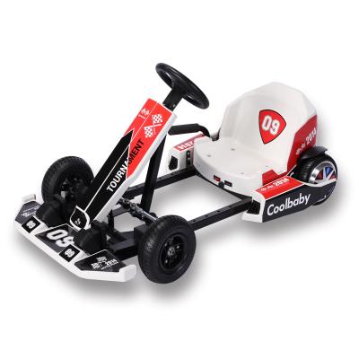 China Hot Selling High Quality COOLBABY Mini Version Electric Go Karting Racing Car For Kids for sale