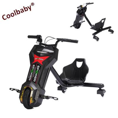 China Cheap COOLBABY 36v Electric Drift Tricycle 3 Wheels Electric Drifting Scooter With 5.5 Inch Led for sale