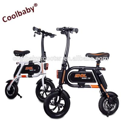 China 2018 New Product Coolbaby Steel Folding Electric Bike And Foldable Electric Bike for sale