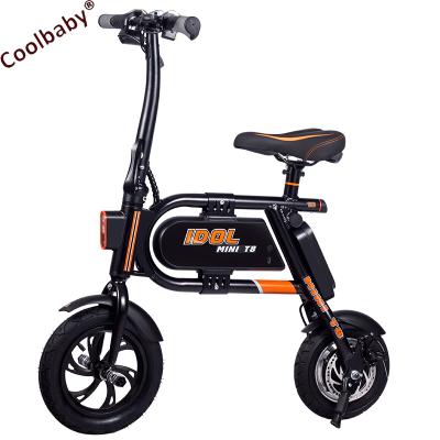 China Child Steel Foldable Electric Bike COOLBABY Electric Bicycle for sale