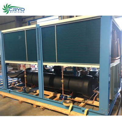 China For Industrial Water Cooled Water Chiller Unit Refrigerator Water Cooled Seafood Chiller System for sale