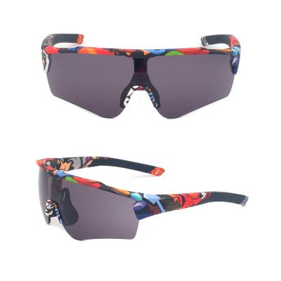 China Cycling 2022 fashion outdoor sport windproof large cycling glasses polarized cycling sunglasses for sale