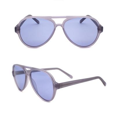 China Pilot women men high quality CR39 lens hand-made italian acetate sunglasses 2022 for sale