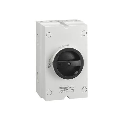 China 3P 230V 440V AC Isolator Enclosed AC Isolator Switch For BYAF-32 3P AC Application for sale