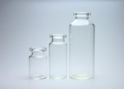 China Borosilicate Glass Tube Vials 2ml 6ml 10ml 20ml Capacity Transparent Color for sale