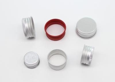 China Custom Colored Aluminium Screw Caps 18mm 20mm 24mm 28mm Capacity for sale