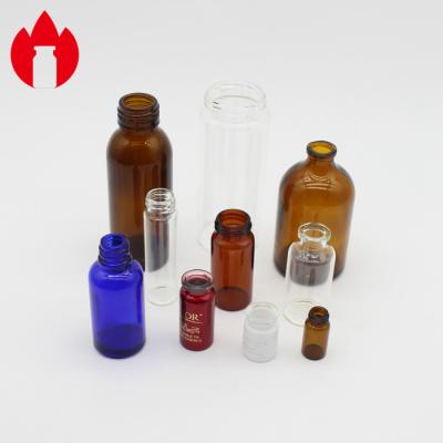 China 1ml-100ml Pharmaceutical Glass Vials Cosmetic Glass bottles for sale