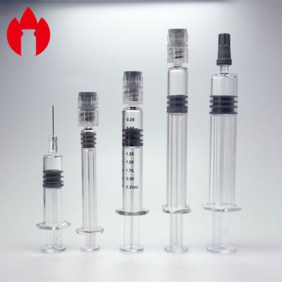 China Prefilled Syringe Empty Neutral Borosilicate Glass Prefilled Syringes for sale