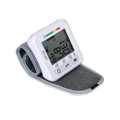 China Digital Sphygmomanometer Wrist Blood Pressure Rate Monitoring Pulse Rate Heart Beat Monitor Rate Meter Device Medical Equipment Tonometer Pulse BP for sale