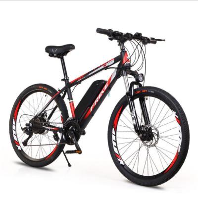 China Hot Sale Aluminum Alloy FRIKE Amazon Electric Bike Mountain 26 Inch 250W Ebikes Adult Electric Bicycle With Removable Lithium Battery for sale