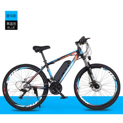 China Evic factory wholesale price aluminum alloy 26 speed electric bicycle 21 inch mountain lithium battery adult electric bicycle for sale