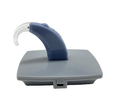 China BTE Hearing Aids With Storage Case Rechargeable Hearing Aid Re-noise In The Ear Hearing Aid Protect for sale