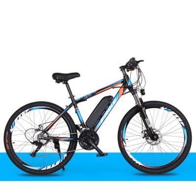 China Aluminum Alloy 26 Inch Lithium Battery Mountain Bike 21 Speed ​​Electric Bicycle Off Road Adult Variable Power Bike Electric Bicycle for sale