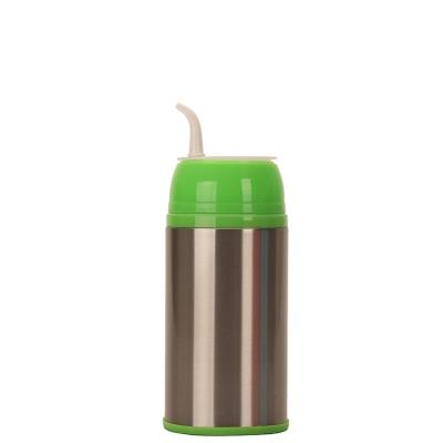 China 2022 PORTABLE hot 2 in 1 Yerba Mate Thermos Water Bottle with Straw Plastic Stainless Steel Mate thermo for sale