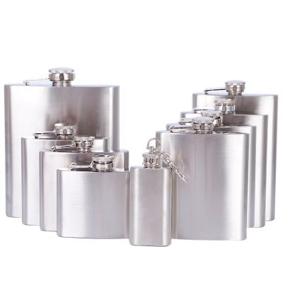 China 2022 New Style Stainless Steel Liquor Square Wine Bottle Hip Flask Casual Classic Liquor Flask for sale