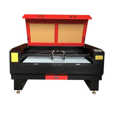 China YueHong Brand Programmable Shoes Leather Laser Cutting Engraving Machine Laser Cutter Fabric Machine for sale