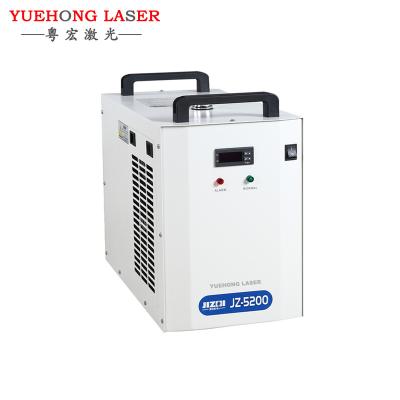 China CO2 laser engraving cutting machine JZ5200 JZ5202 110v 220v industry water chiller for CO2 laser cooling tube 60w 80w 100w 120w 130w 150w for sale