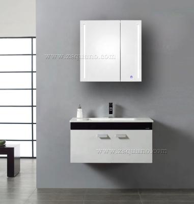 China Modern Bluetooth Bathroom Medicine Cabinet With Mirror Doors for sale