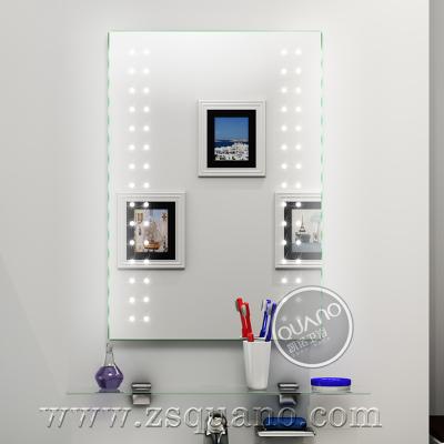 China Illuminated Compact Hot Sale LED Mirror With Battery Power for sale