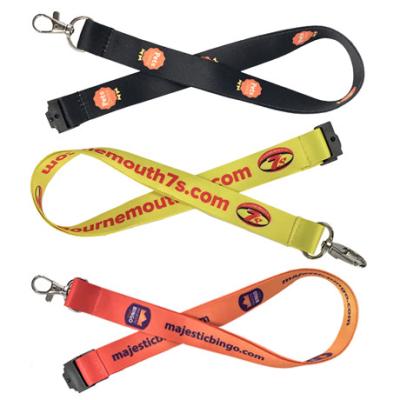 Cina Silk Screen Custom Printed Lanyard Metal Hook Attachment Sicurezza dei Jet Ski in vendita