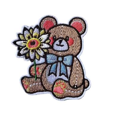 China Custom Fabric Embroidered Patch Badges Iron on Embroidery Patches clothing Woven Patch for sale