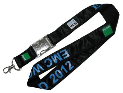 China Fashion Logo Printed Lanyard Heat Press Luxury Conference ID Card Holder Lanyard for sale