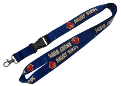 China custom design Promotional Logo Printed Lanyard PMS Color order qunantity Flat Polyester Lanyard for sale