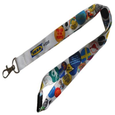 China PMS Logo Printed Lanyard Champion Medal Card Holder Badge Pantone Washable for sale