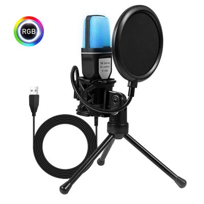 China USB Microphone Usb Desktop Microphone Condenser Portable Microphone Kit for sale