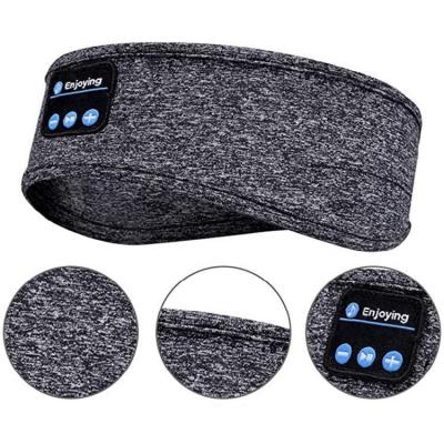 China Headband MIC Sports Wireless Headband Earphones Earphones 5.0 Sleep Eye Mask Headband for sale