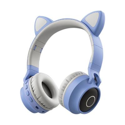 China Cute Headband Microphone LED Cat Ear Noise Reduction Gaming Headset Headphones for sale