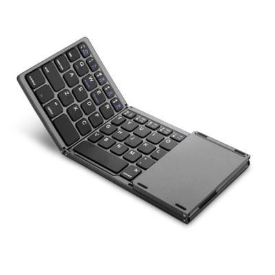 China Mini Foldable Wireless Folding Keyboard Wireless Numeric Keypad for IOS for Windows Android Tablet for Shopify for sale