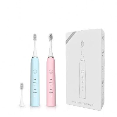 China 360 Sonic Teeth Whitening LED Battery Operated Waterproof Smart Electric Oral Toothbrushes for sale