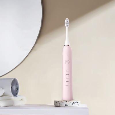 China OEM Battery Powered High Quality Waterproof Smart Soft Tooth Whitening Kit Electronic Toothbrush for sale