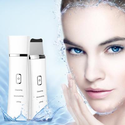 China Fast Delivery Face Scrubber Sonic Vibrating Ultrasonic Face Scrubber Deep Cleansing Machine For Home Use for sale