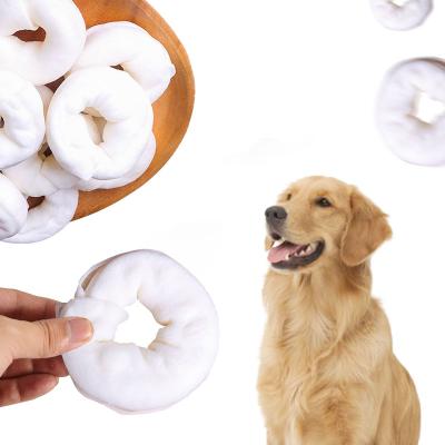 China Viable Dog Treats Ring Cowhide Products Healthy Nutrition Factory White Molar Wholesale for sale