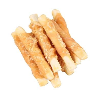 China Calcium Stick Organic Chicken Wrap Chicken Breasts For Large And Small Dogs Nutrition Protein Bar for sale