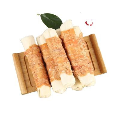 China Sustainable Poultry Meal Chicken Rawhide Dog Chew Dehydrated Chicken Treats For Dogs for sale