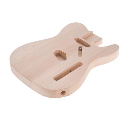 China Wholesale DIY GUITAR Basswood Guitar Body White Barrel Unfinished TL Guitar Body For Electric Guitar Kits for sale