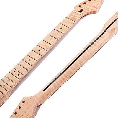 China GUITAR High Grade 21 Frets St TL Guitar Neck White Tiger Flame Maple Guitar Neck For DIY Electric Guitar for sale