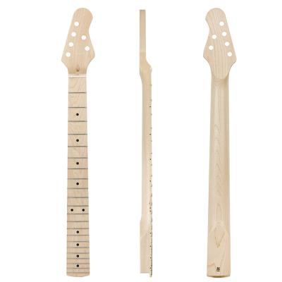 China GUITAR Dami 22 Necks Clear Electric Guitar Neck White Canada Maple Satin Guitar Neck For DIY Guitar Repair Projects for sale