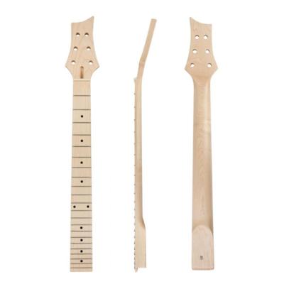 China GUITAR 22 Nose Electric Guitar Neck Matte 25.5 Inch Scale Canada Maple DIY Neck Guitar With Headstock Truss Rod for sale