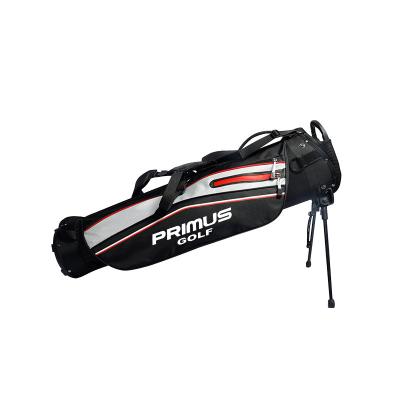 China New design short stand golf sunday bag polyester and half waterproof set short stand carry golf bag for sale