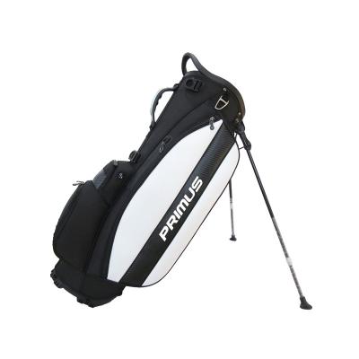 China Hot Selling Durable Customized Logo 5 Dividers PU Polyester Lightweight Vessel Golf Bag for sale