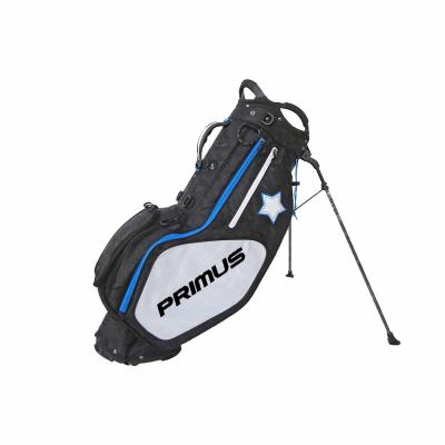 China Portable Wholesale Custom Logo Printing Light Weight Polyester Standard Size Custom Standing Golf Bag for sale