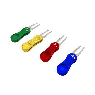 China Custom Golf Digging Tool Ball Marker Digging Repair Hardware Tools For Golfing NIU-DT-2 for sale